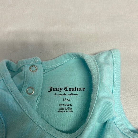 Juicy Couture sleeveless dress with Blue Tulle Skirt and pink/red tassels - Picture 2 of 5